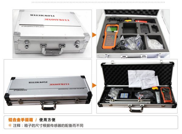 手持式超声波流量计的典型用途