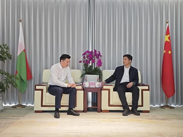 柯向金董事长会见中铁十局集团副总经理魏广造一行