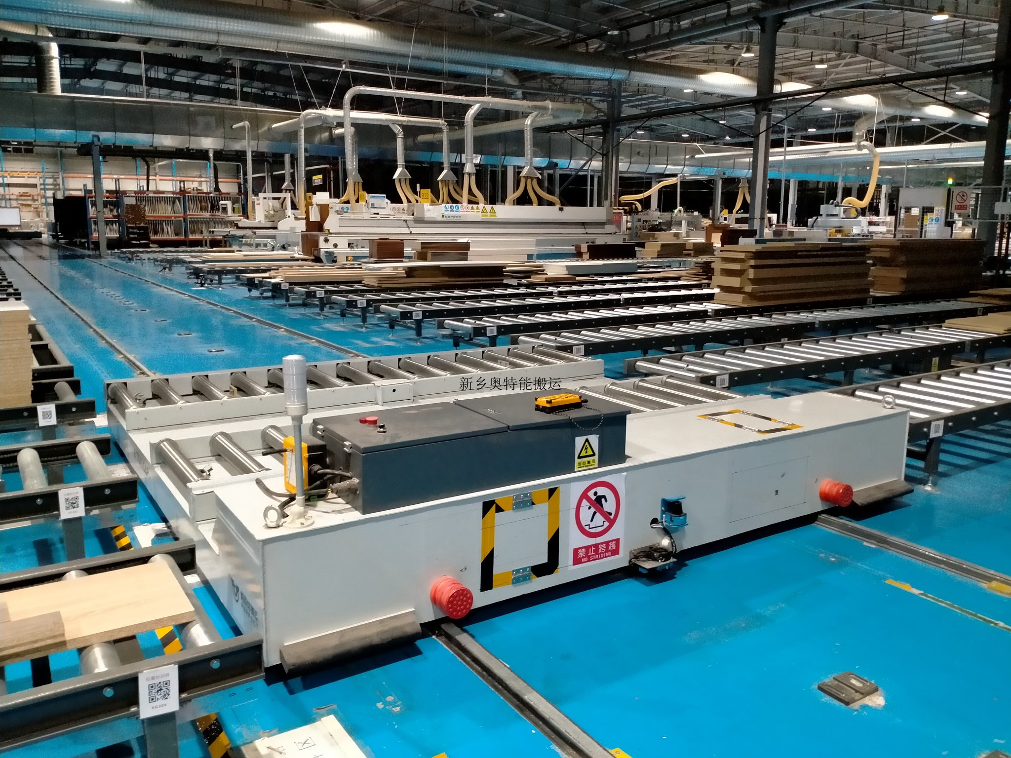 子母摆渡车应用现场