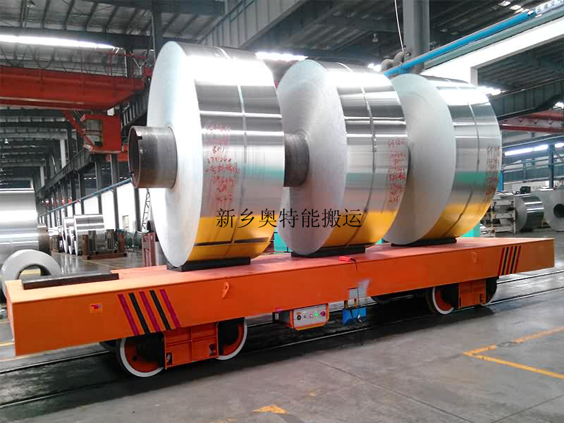 钢卷卷材轨道电动平车