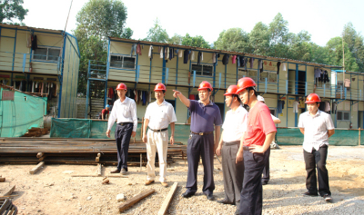 市、区二级建设工程安检陈站长、文站长