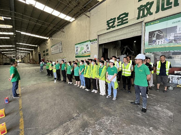 天润粮油公司白云产业园开展安全生产宣传月系列活动