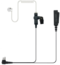 PTE-880肤色隐蔽监听耳机 空气导管耳机 适配面罩及PTT 根据任意对讲机定制接头