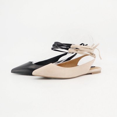 leather mule flat sandals shoes china factory