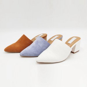 Leather Women Mules Sandal Shoes Manufactures made In China