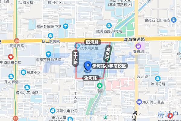 伊河路小学工人路校区划片范围