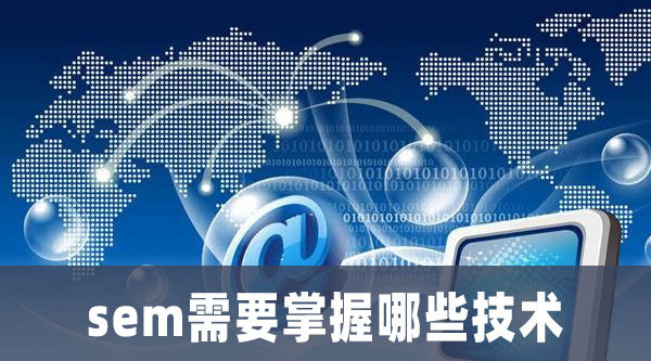 sem需要掌握哪些技术