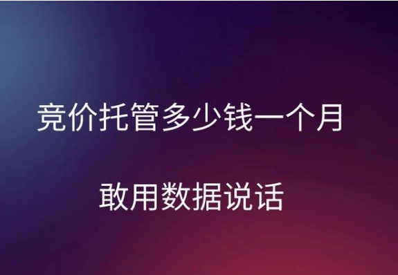 竞价托管多少钱？专业的竞价托管公司，为你省钱又省心！