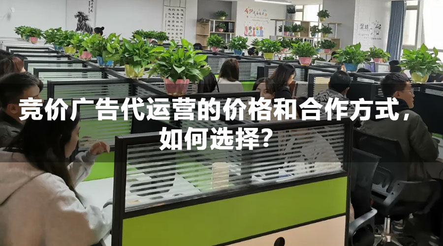 竞价广告代运营的价格和合作方式，如何选择？