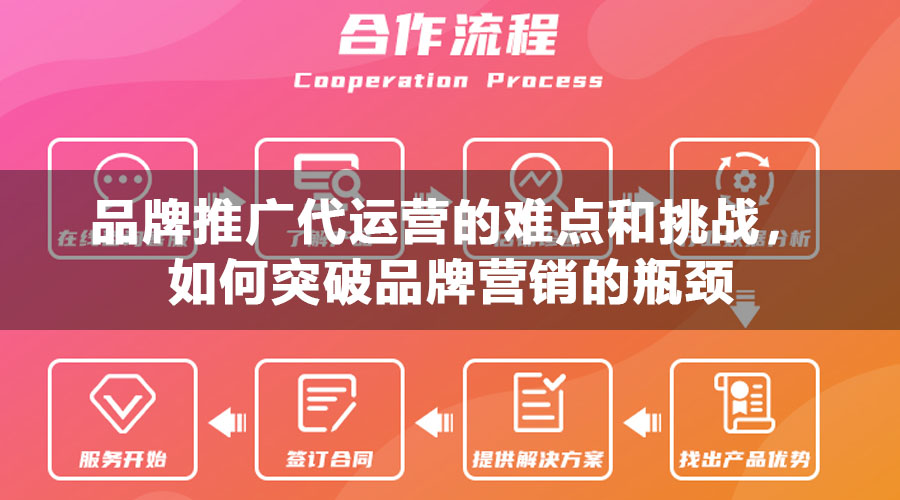 品牌推广代运营的难点和挑战，如何突破品牌营销的瓶颈