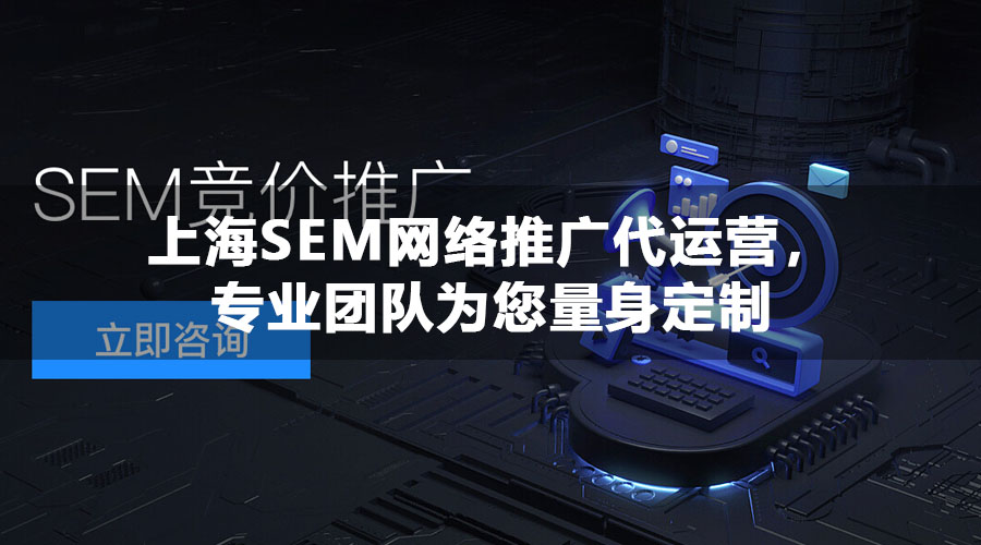 上海SEM网络推广代运营，专业团队为您量身定制