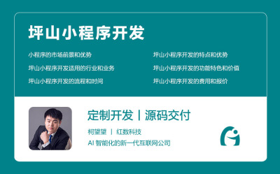 坪山小程序开发