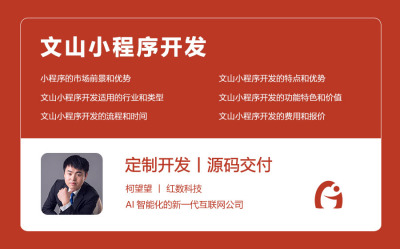 文山小程序开发