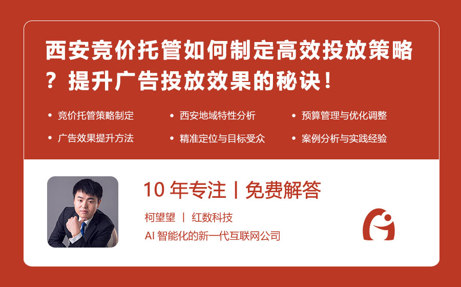 西安竞价托管如何制定高效投放策略？提升广告投放效果的秘诀！