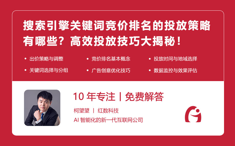 搜索引擎关键词竞价排名的投放策略有哪些？高效投放技巧大揭秘！