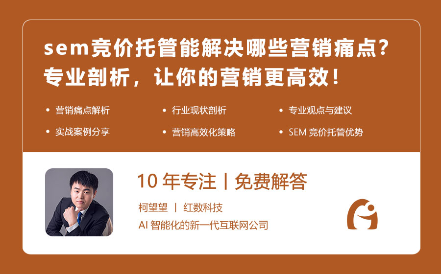 sem竞价托管能解决哪些营销痛点？专业剖析，让你的营销更高效！