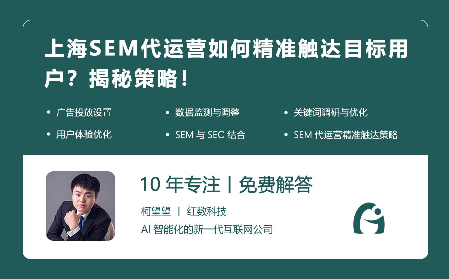 上海SEM代运营如何精准触达目标用户？揭秘策略！