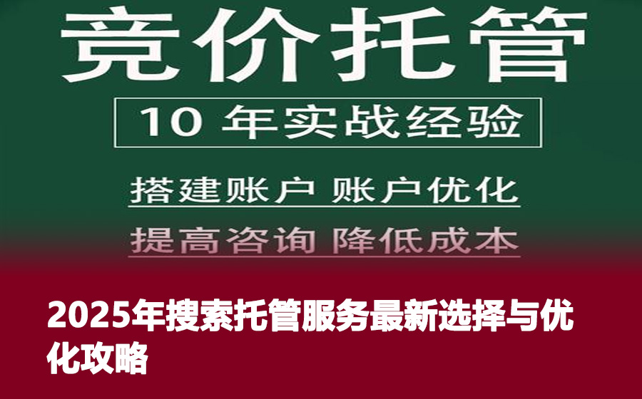 2025年搜索托管服务最新选择与优化攻略