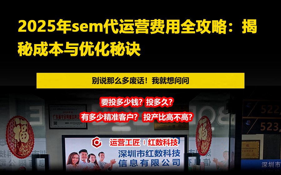 2025年sem代运营费用全攻略：揭秘成本与优化秘诀