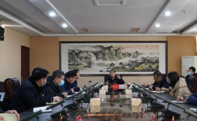 于鹏飞主持召开临猗县农产品物流园道路及连接线（G209段）调整快速路方案汇报会