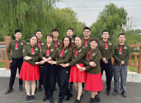 上海瑾炫环保涂料有限公司文化汇演，今天是你的生日我的中国舞蹈表演