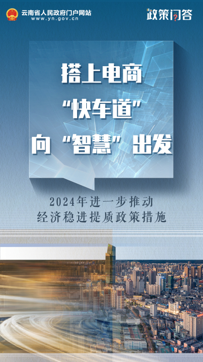 農(nóng)業(yè)搭上電商“快車道”，開展省級智慧商圈、智慧商店試點丨2024云南經(jīng)濟(jì)穩(wěn)進(jìn)提質(zhì)政策問答④