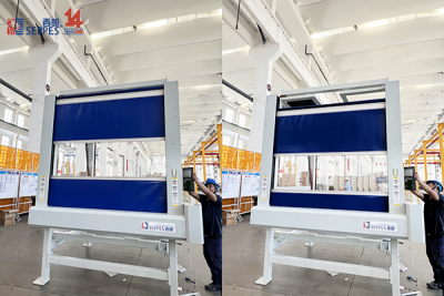 西朗倒装快速门在锂电设备行业的应用优势