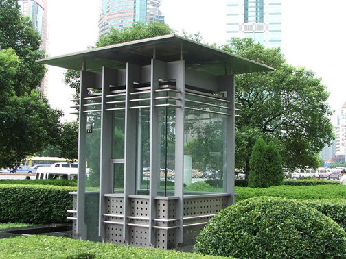 不锈钢岗亭