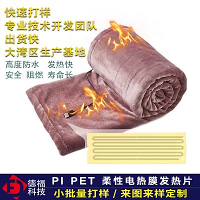 桥洞大神专用抗寒电热毡户外发热装备发热片医疗器械加温恒温设备发热片 石墨烯发热片 金属发热片 PI发热片 发热膜订制