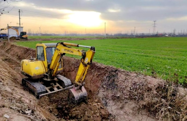 河南获嘉县：黄河水浇出黄金田 昔日盐碱地今朝变粮仓