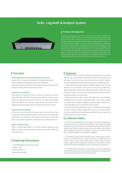 SLSS - Log Audit & Analysis System