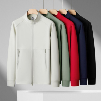 薄款立领拉链卫衣