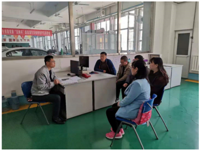 我校开展实习实训随机抽查活动