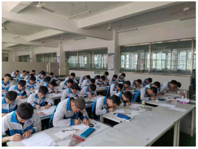 我校技能节零件测绘项目圆满落幕