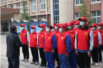 党史宣讲进社区 志愿服务我先行——我校组织开展“永远跟党走”玉田职教中心“融行”志愿服务队党史宣讲进社区活动