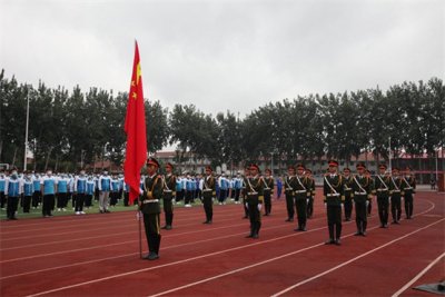 青春守护，传承使命——玉田职教中心举行2022年国旗班交接仪式