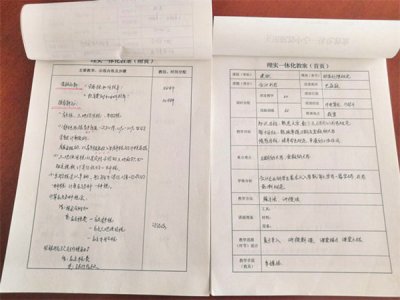 我校举行开学以来首轮教学资料检查活动