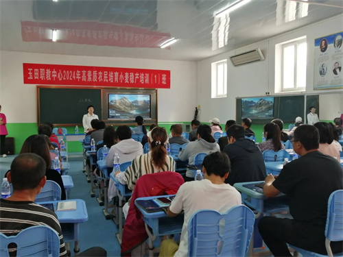 2024年高素质农民培育小麦稳产培训正式开班