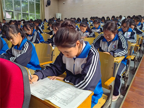 奋斗正当时 “月”考“月”进步——玉田职教中心综合专业部举行本学期首次月考考试