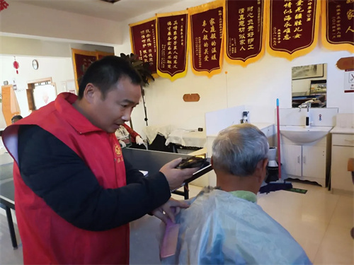 玉田职教中心携手敬德养老公寓共建“融行”志愿服务队实践基地