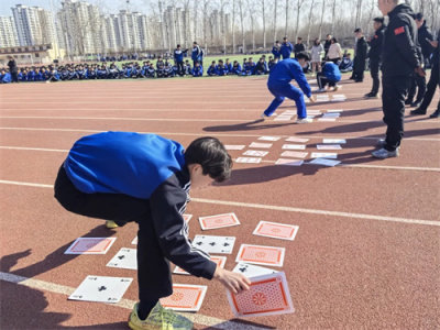 “超音速” 活动燃爆校园,玉田职教中心魅力德育展新姿