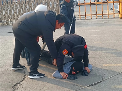 玉田职教中心玉田技工学校组织“反恐防暴”演练