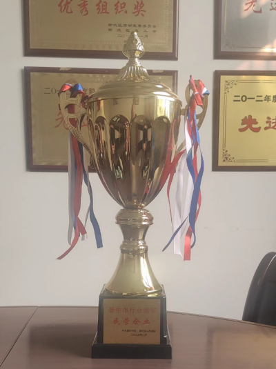 2023年2月公司荣获晋中市行业领军发展民营企业