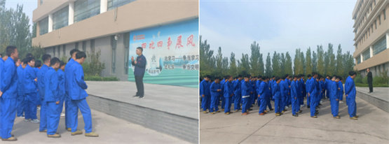 迁安职教中心实习处组织开展师生安全警示教育活动