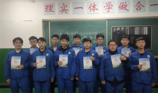 迁安职教中心机械实训中心第13-14周技能训练标兵