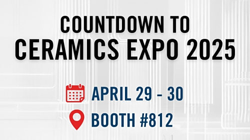 Blue M将参加位于美国密歇根州的2025年陶瓷博览会，欢迎前来交流！