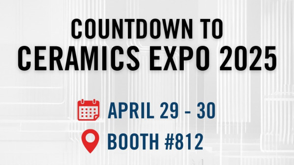 Blue M将参加位于美国密歇根州的2025年陶瓷博览会，欢迎前来交流！