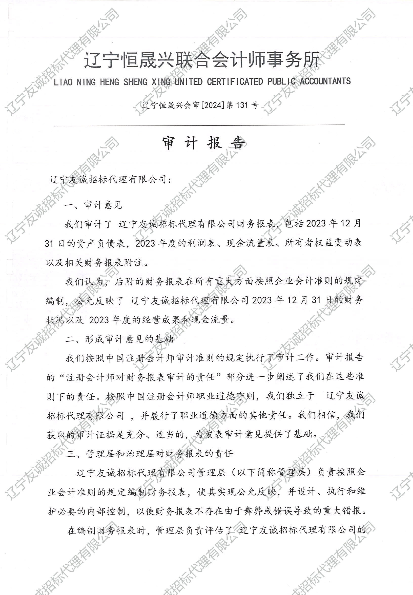 審計(jì)報(bào)告