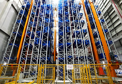 塑料（liào）托盤在自動化立體庫使（shǐ）用場景