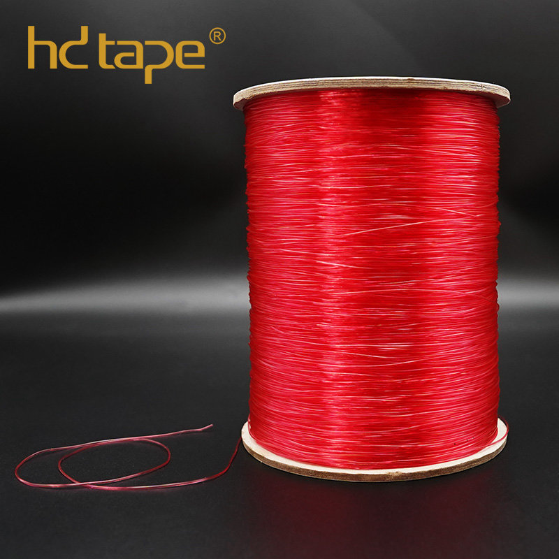 Red colored tpu elastic cord crystal thread jewelry cord